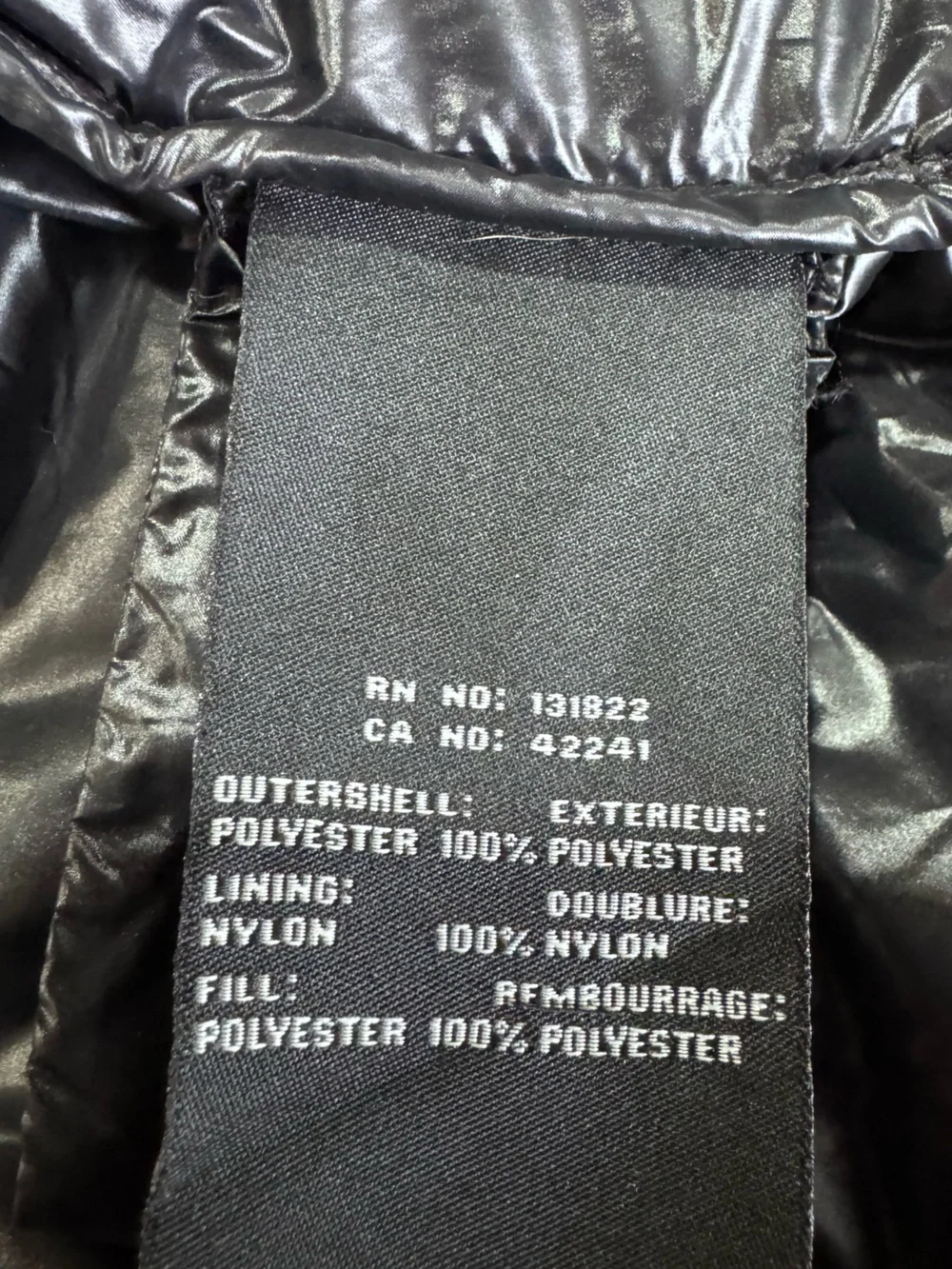 SAM.‎ New York Metallic Gunmetal Puffer Jacket Girl's Size 10